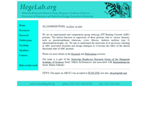 Tablet Screenshot of hegelab.org